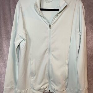 Peter Millar Jacket Womens Large Mint Green Parker‎ Soft Stretch Sports Golf